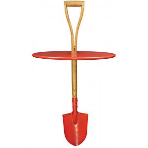 Afbeelding Spade tafel rood door Tuinexpress.nl